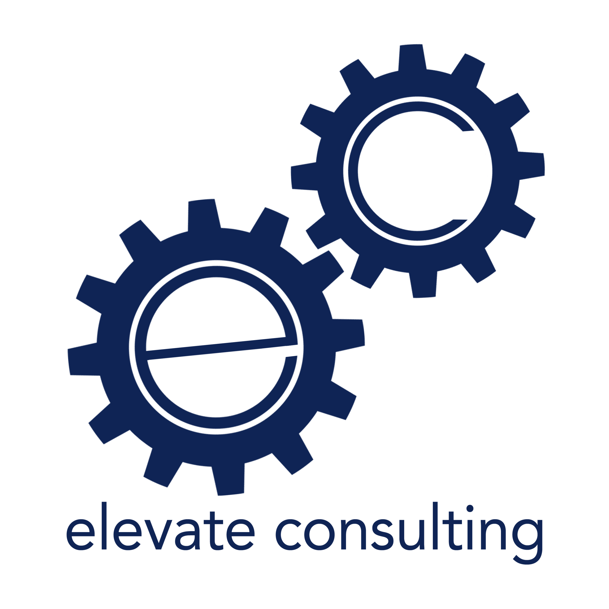 Borderless Transparent Background Blue Logo w Title